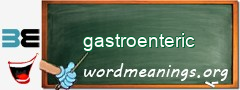 WordMeaning blackboard for gastroenteric